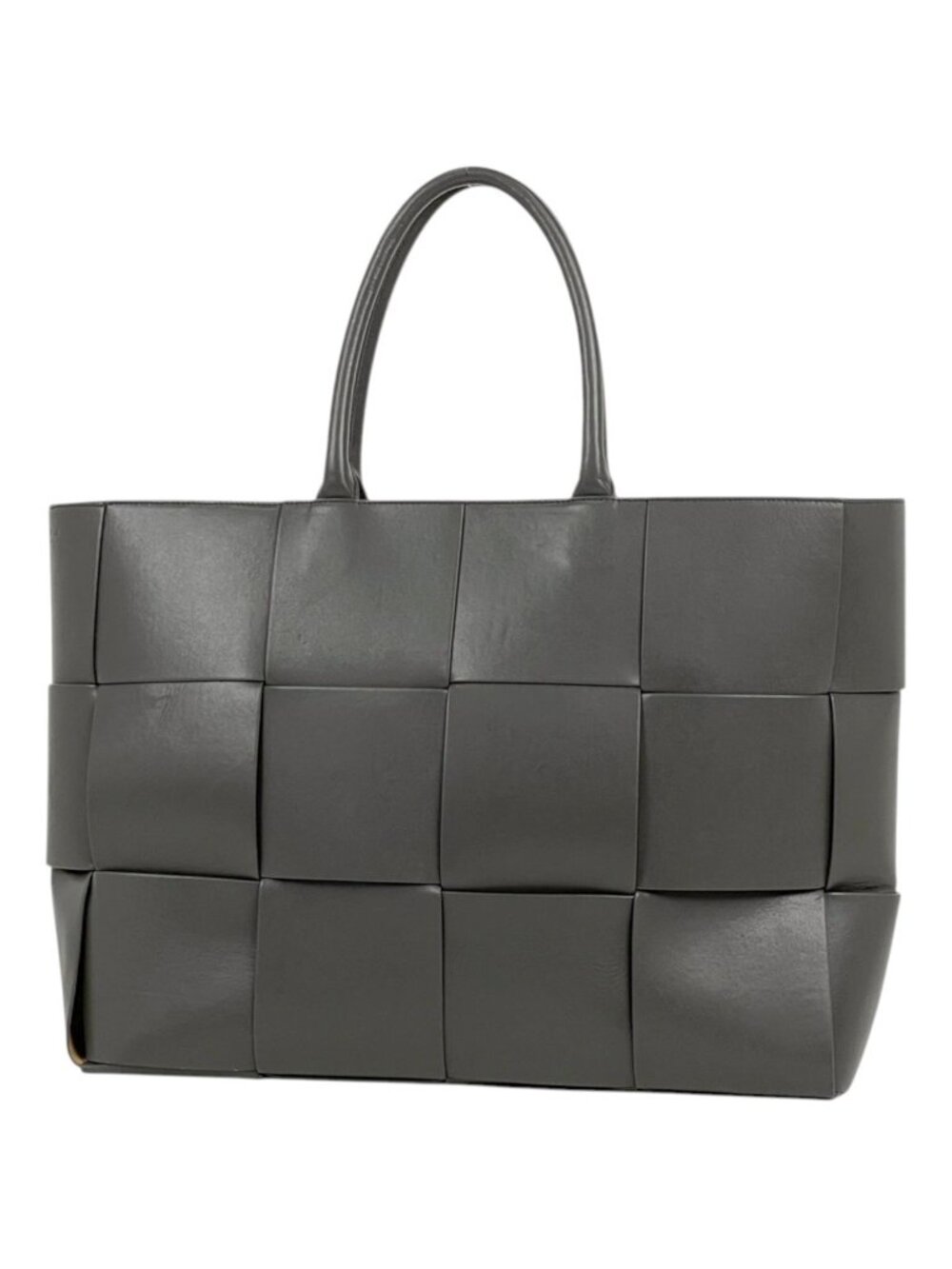 Bottega Veneta Tote Arco Large Leather Gray